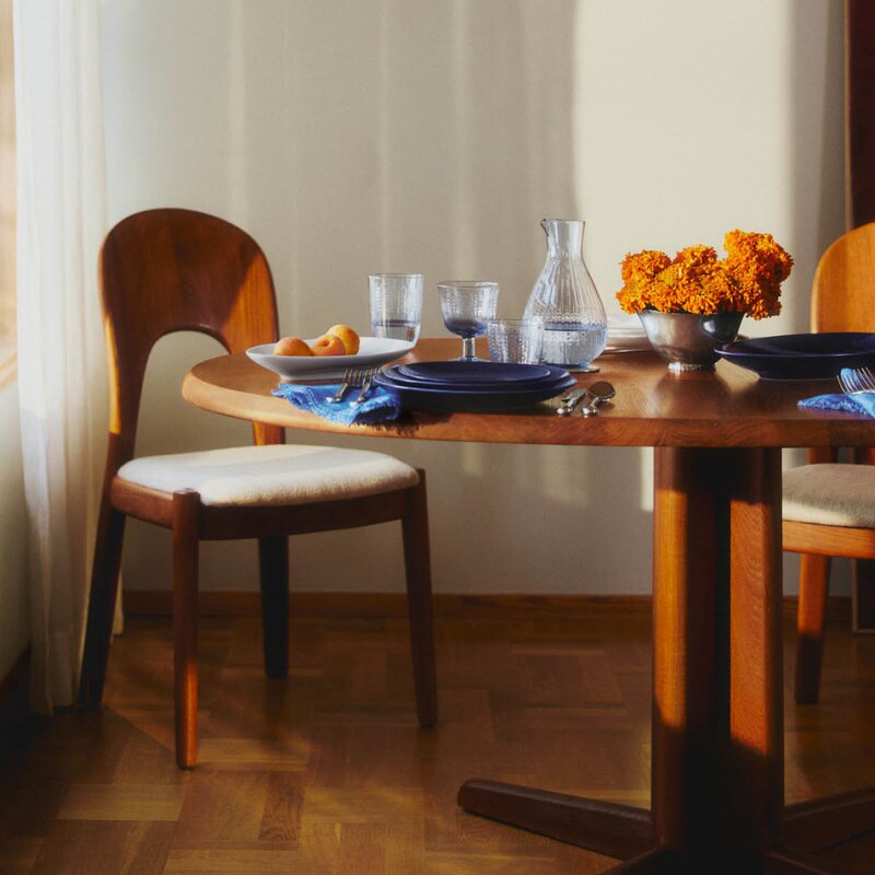 Rörstrand Blå Eld tallerken 26 cm blå