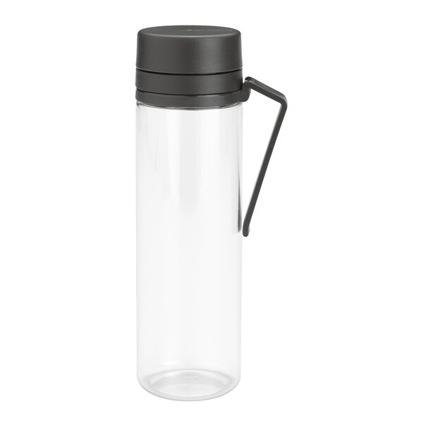 Brabantia Make & Take vannflaske med sil, 0,5L mørk grå