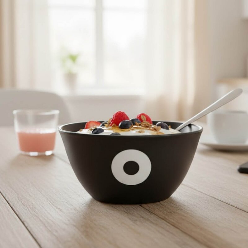 Rotor Design Signatur serveringskål 40 cl svart/hvit
