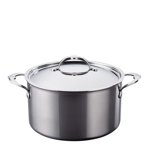 Hestan Nanobond gryte med lokk 7,6L stål