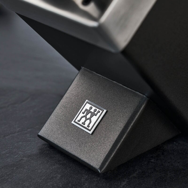 Zwilling Gourmet knivsett med selvslipende blokk 7 deler sølv/grå