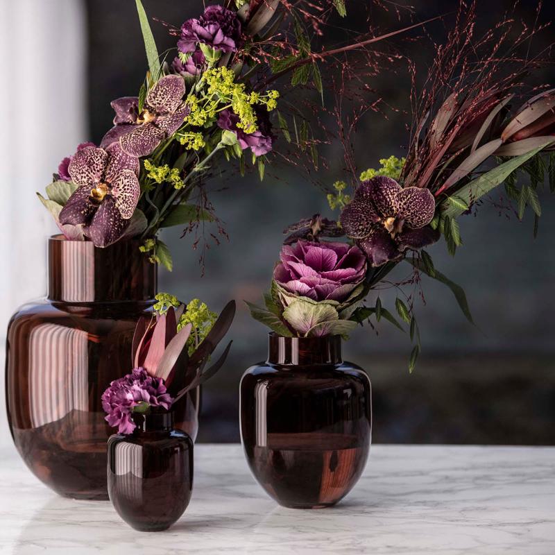 Magnor Family vase 17x12,5 cm brun