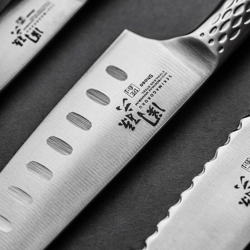KAI Shoso santokukniv olivenslipt 16,5 cm