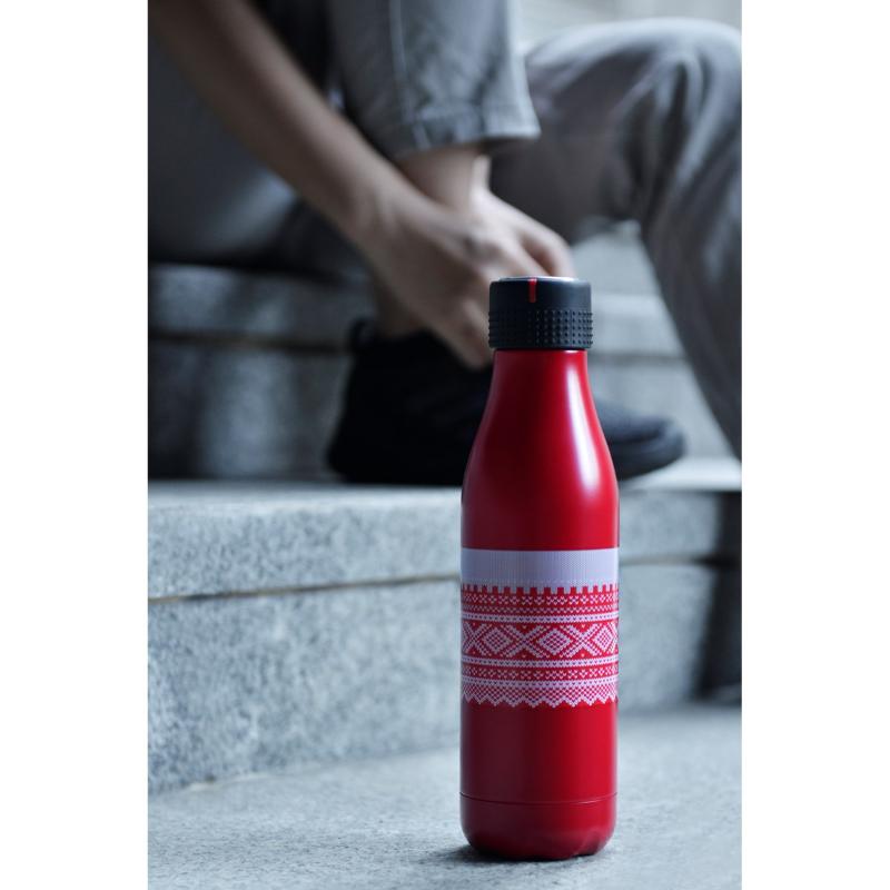 Les Artistes Bottle Up Marius termoflaske 0,5L rød