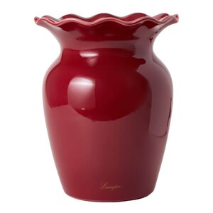 Lexington Wavy vase 25 cm rød