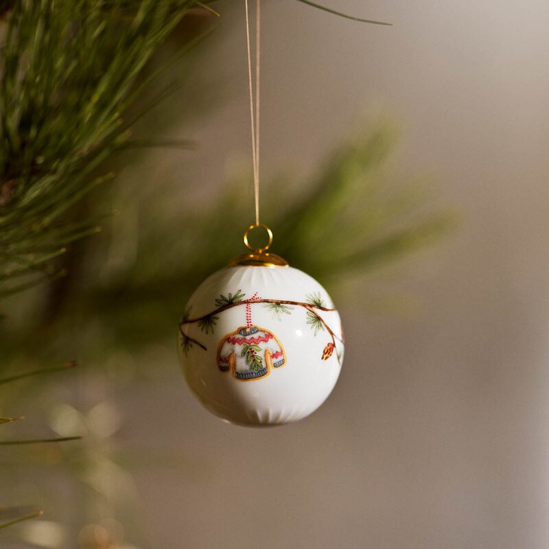 Kähler Hammershøi Christmas kule 2025 6 cm