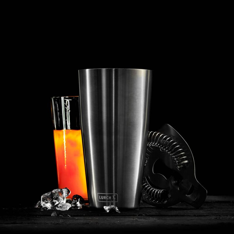 Lurch Boston shaker 750 ml smokey grey