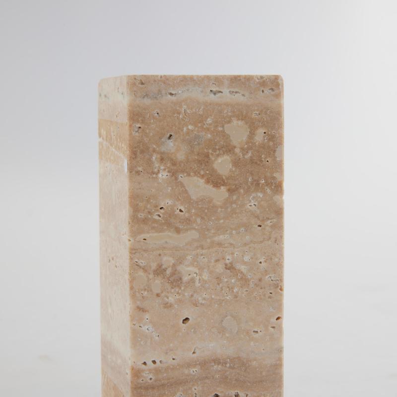 Lene Bjerre Travina lysestake 10x4 cm sand 