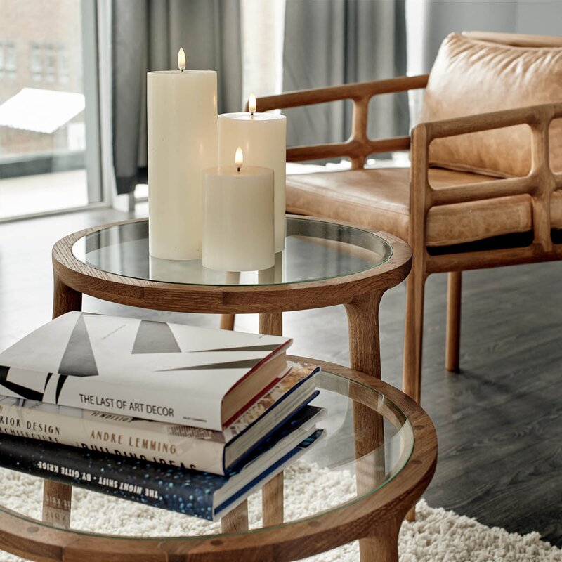 Uyuni Lighting LED kubbelys 10x8 cm nordic white