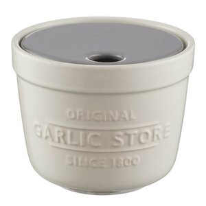 Mason Cash Innovative Kitchen hvitløkskrukke med rivelokk krem