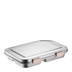 Modern House Smart box lunsjboks 1,2L stål/rosa