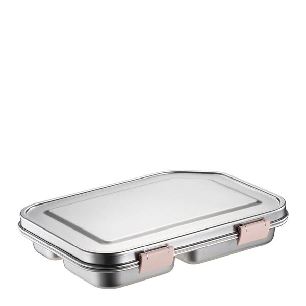 Modern House Smart box lunsjboks 1,2L stål/rosa