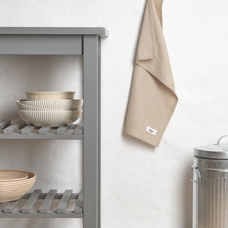 The Organic Company Kjøkkenhåndkle 35x60 cm stone khaki