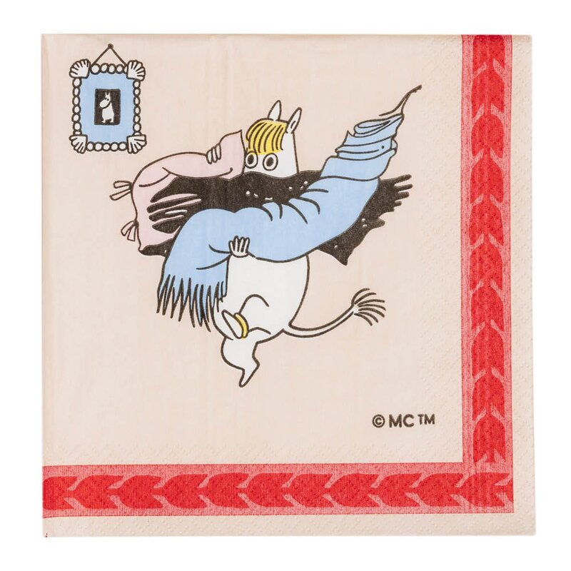 MoominArabia Mummi serviett 33x33 cm 20 stk Ferieklar