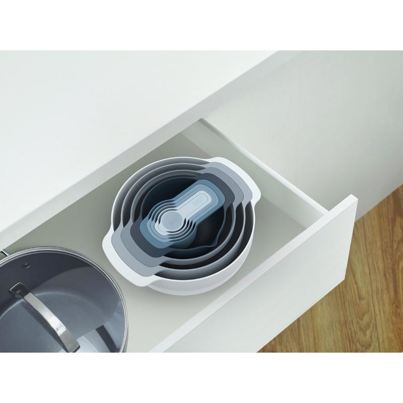Joseph Joseph Nest sky bollesett 9 stk blåtoner