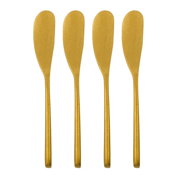 Nicolas Vahé Daily smørkniv 16 cm 4 stk antikk gullfinish