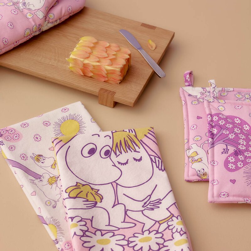 MoominArabia Mummi kjøkkenhåndkle 50x70 2 stk Kjærester