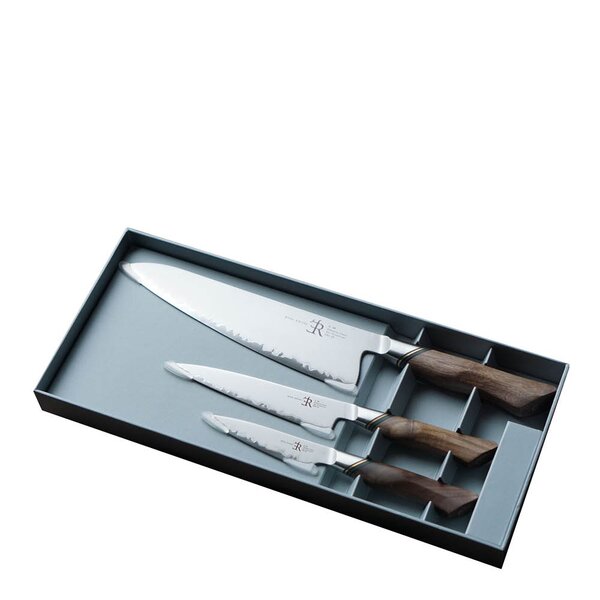 Ryda Knives Ryda Knives A30 startsett med kokkekniv, universalkniv & skalkniv