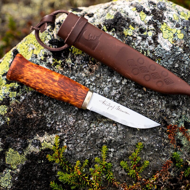 Brusletto Nansen tollekniv 21 cm masurbjørk