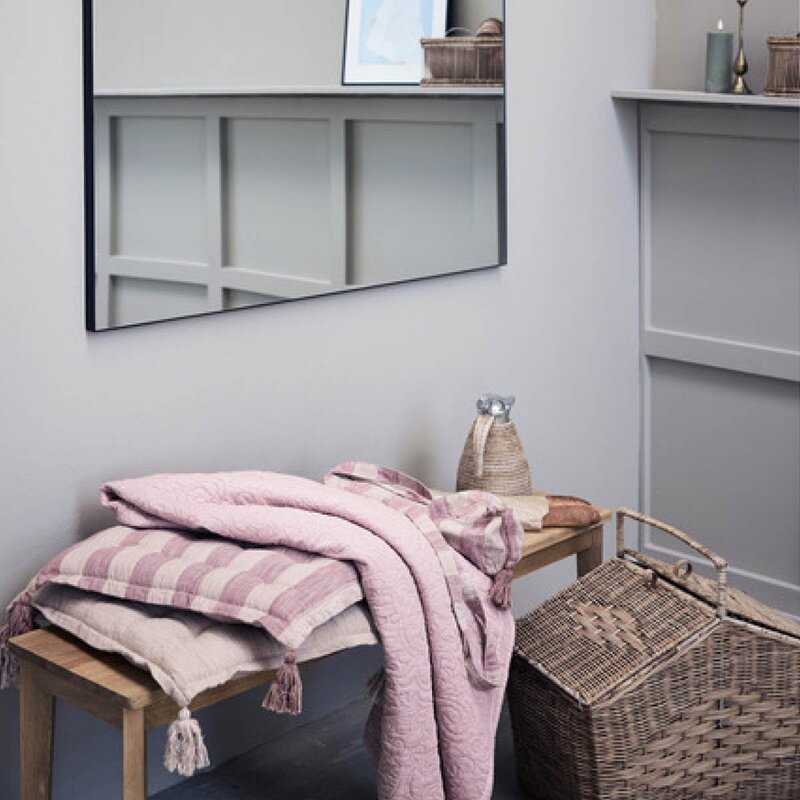 Lene Bjerre Isabelle pledd 170x130 cm rose dust