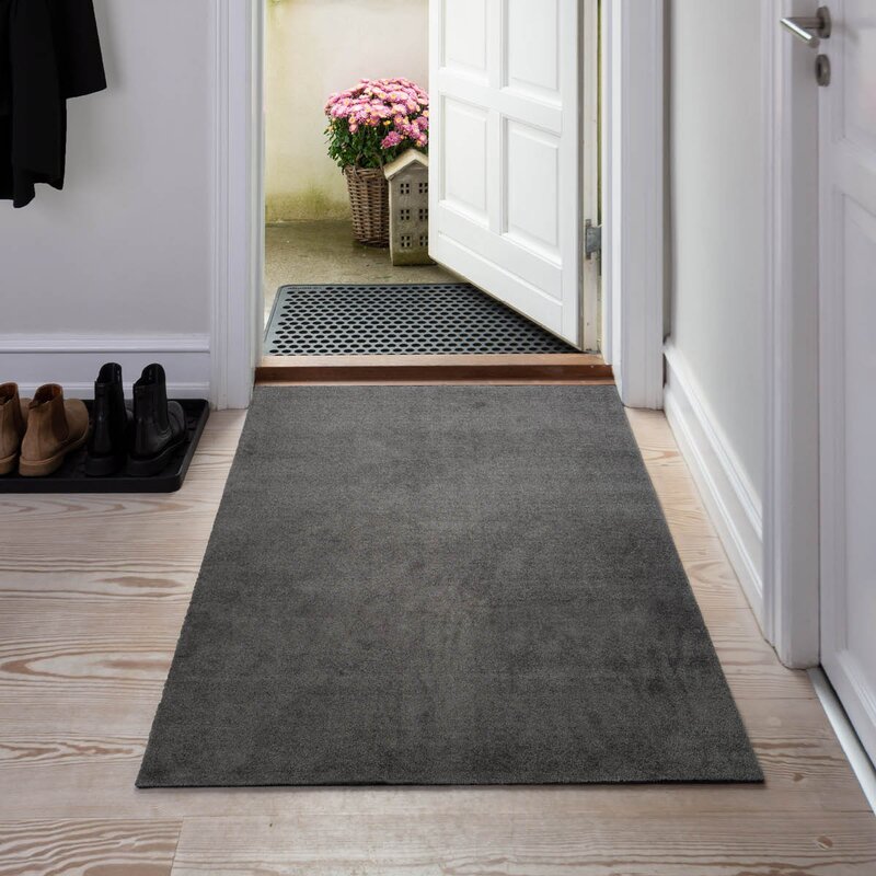 Tica Copenhagen Unicolor gulvmatte 130x90 cm steelgrey