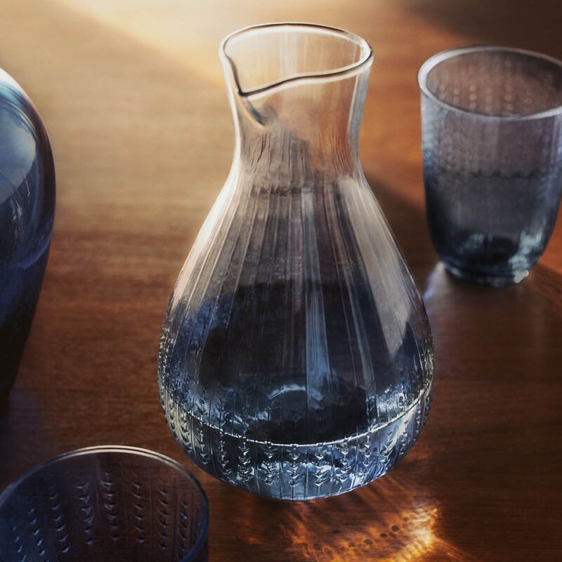 Rörstrand Swedish Grace karaffel 1L blå