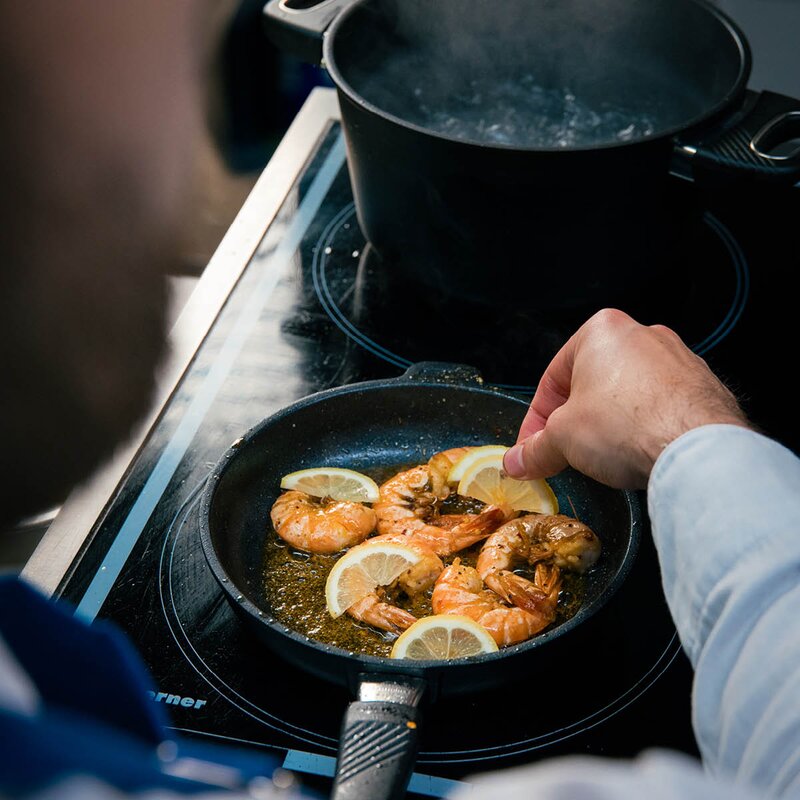 Gastrolux Evo stekepanne 20 cm avtakbart håndtak keramisk