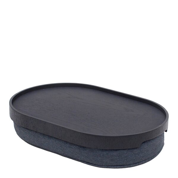 Bosign CurveLine knebrett anti-slip 39x26 cm svart/grå