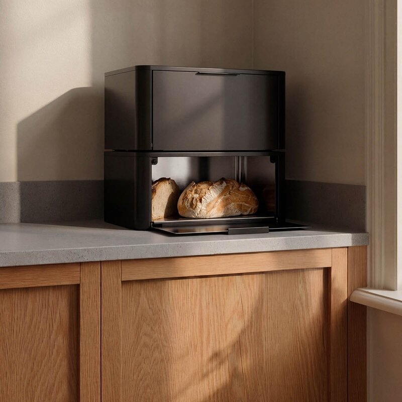 Stelton SR brødboks 18 cm black