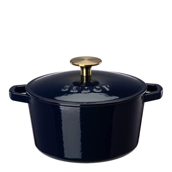 Sabor Classic støpejernsgryte 2L Midnight Blue