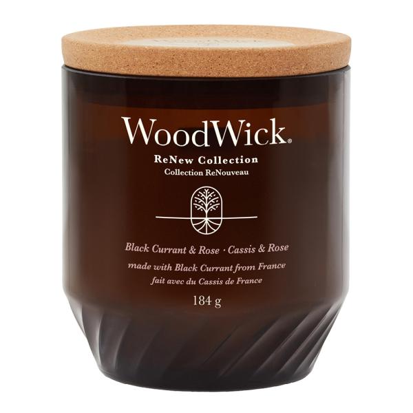 WoodWick – Renew duftlys medium black currant & rose