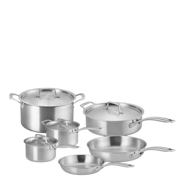 Le Creuset - Essential 3-ply Stainless Steel grytesett 6 deler