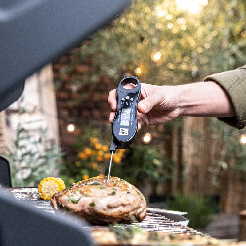 Zwilling BBQ+ digital steketermometer 15,5 cm svart