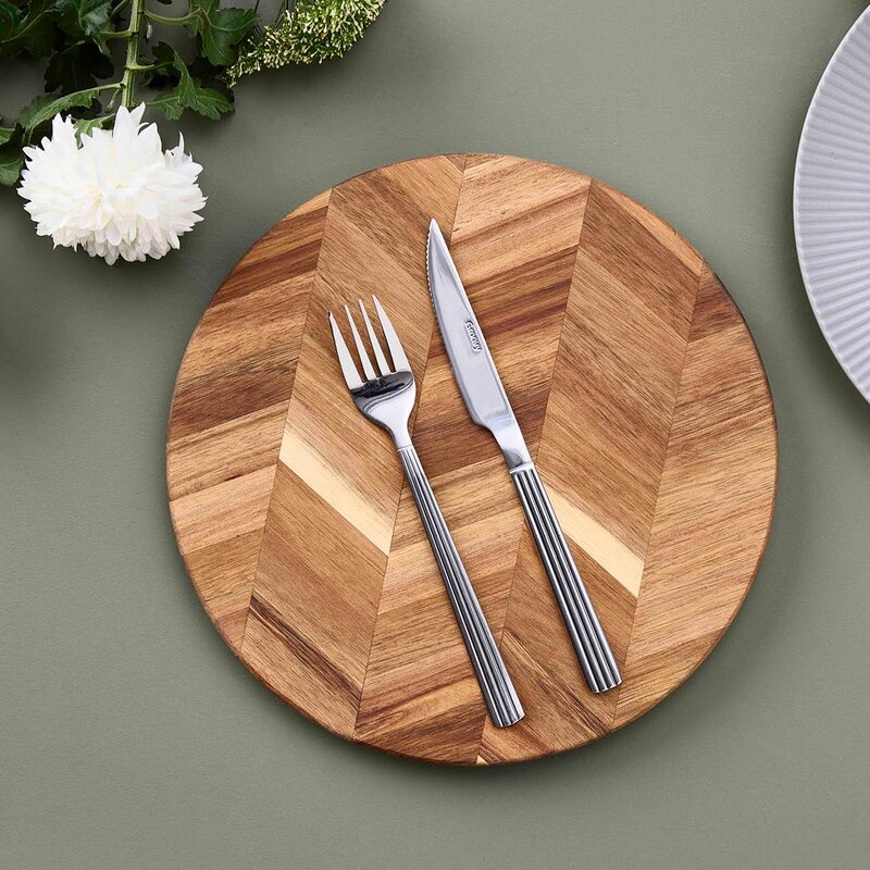 Aida Raw skjærebrett 28x1,8 cm akasie