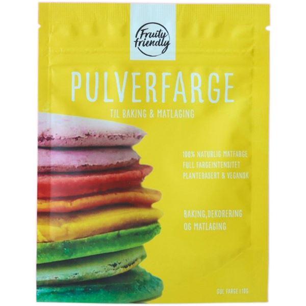 Fruityfriendly Pulverfarge gul 10g