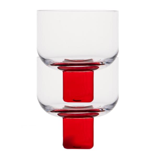 ByOn Victoria glass 35 cl 2 stk rød