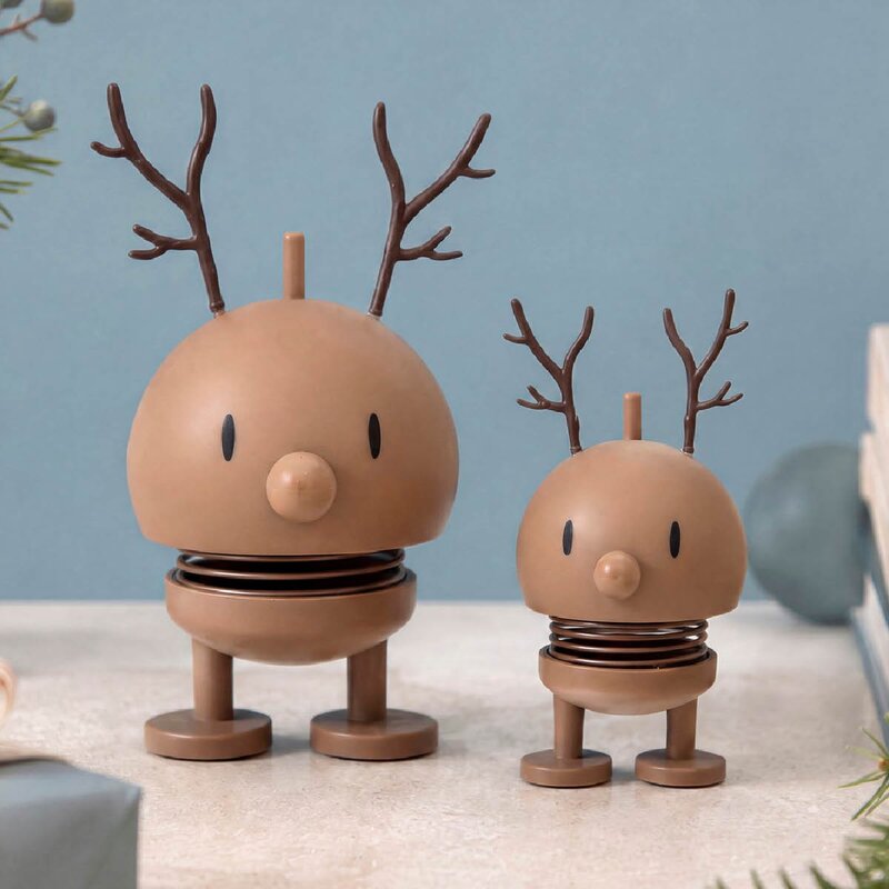 Hoptimist Bumble Soft Reindeer sett XS/S choko