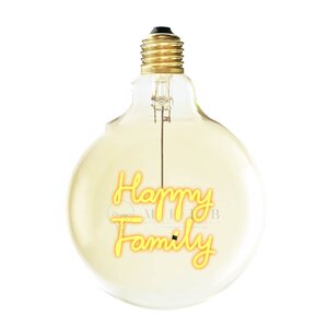 Elements Lighting MITB lyspære LED 17 cm Happy Family ravfarget