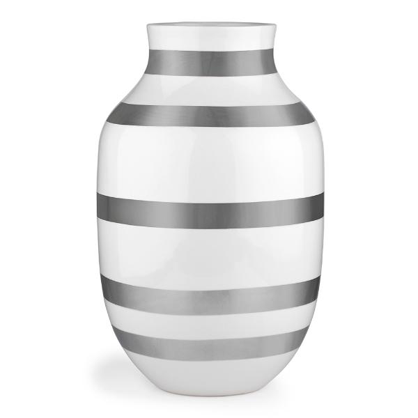 Kähler – Omaggio vase 30,5 cm sølv
