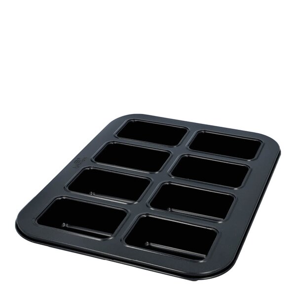 Birkmann Bread Buddies minibrødform 8 brød 35x27 cm svart
