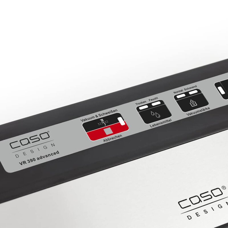 Caso VR 390 Advanced vakuumpakker sølv/svart
