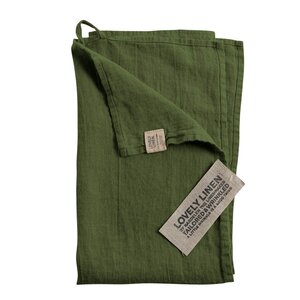 Lovley Linen Lovely kjøkkenhåndkle lin 45x70 cm Jeep Green
