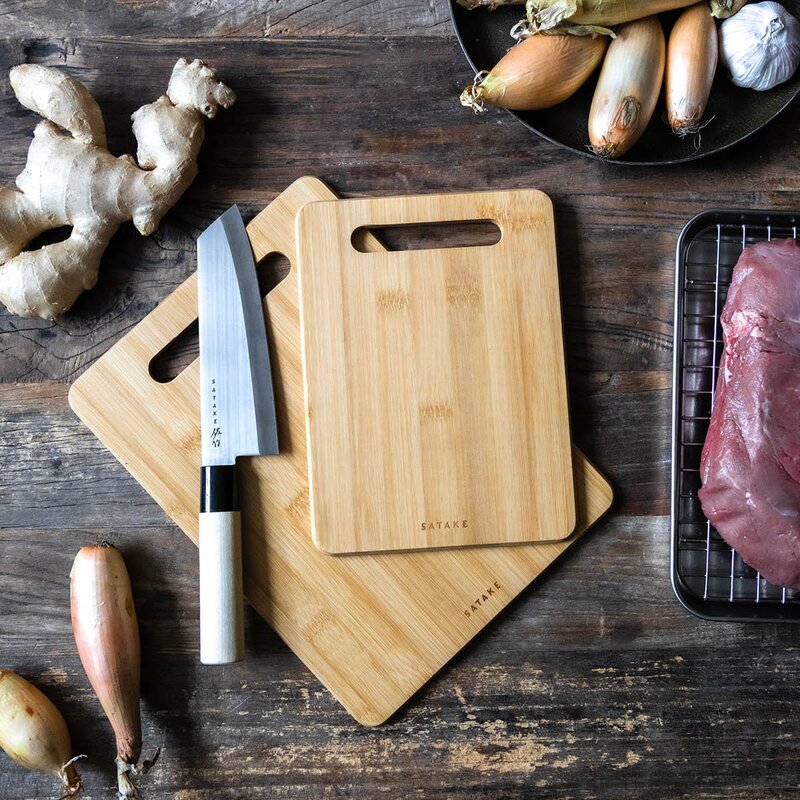 Satake Skjærebrettsett 2 deler bambus