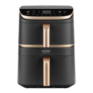 Cosori Turbo Tower Pro airfryer 10,8L mørk grå/roségull