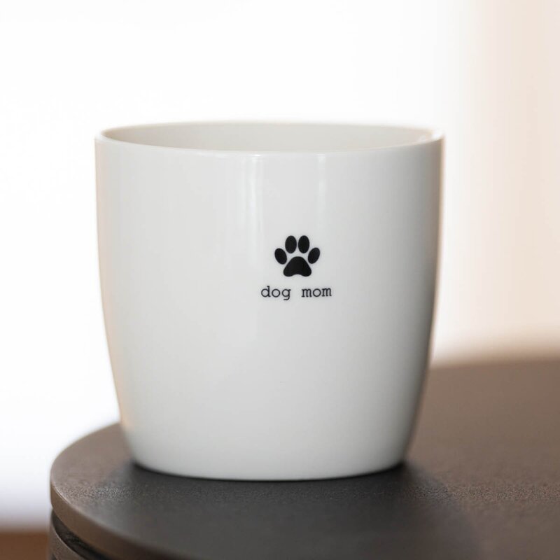 Sögne Home Krus Dog mom 30 cl hvit