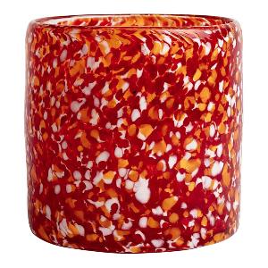 ByOn Calore lyslykt 10x10 cm rød/oransje