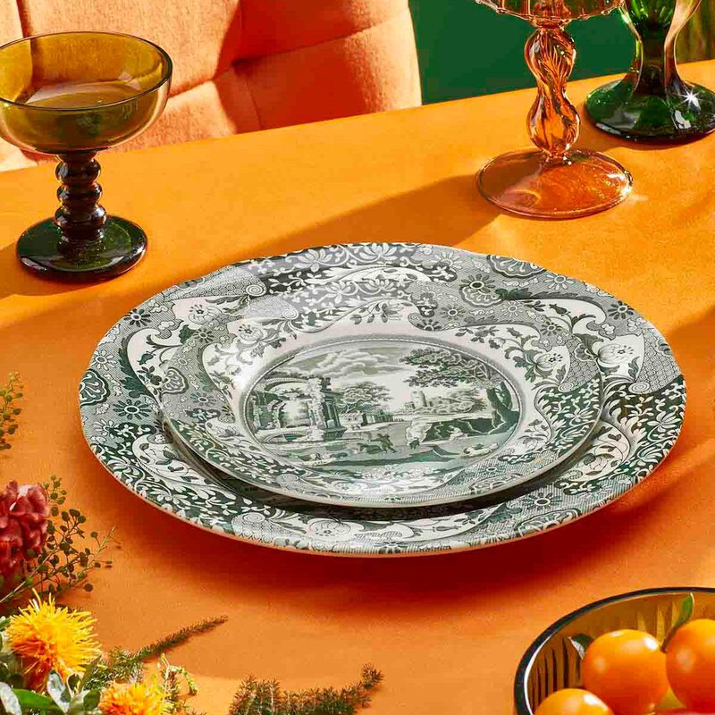 Spode Heritage Green Italian tallerken 20 cm 