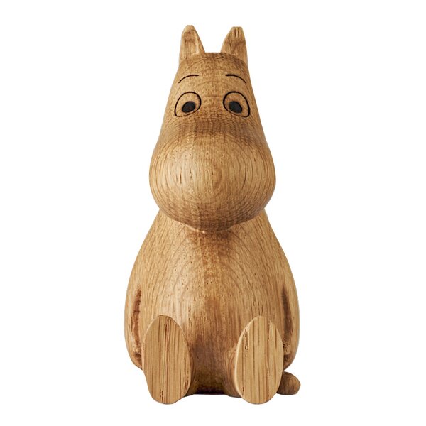 Moomin Mummi trefigur Mummi 10 cm eik