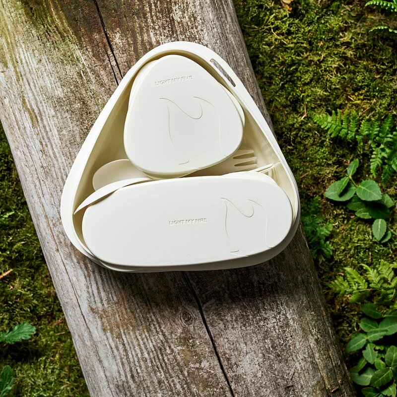 Light My Fire LunchKit 2.0 matbokssett 6 deler cream