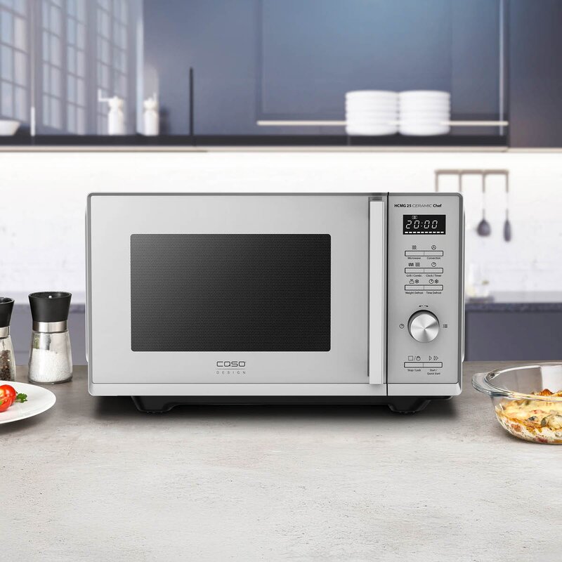Caso HCMG 25 Ceramic Chef mikrobølgeovn 25L sølv